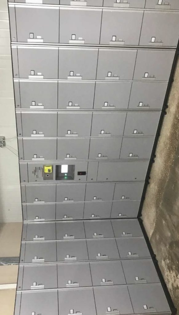 Safe-Locker with Nayax cashless payment solution