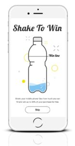 Monyx Wallet, Nayax's digital loyalty app, gives consumers cashback when they shake the app