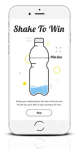 Monyx Wallet, Nayax's digital loyalty app, gives consumers cashback when they shake the app
