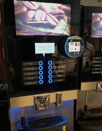 cashless payment and telemetry solution for office coffee services