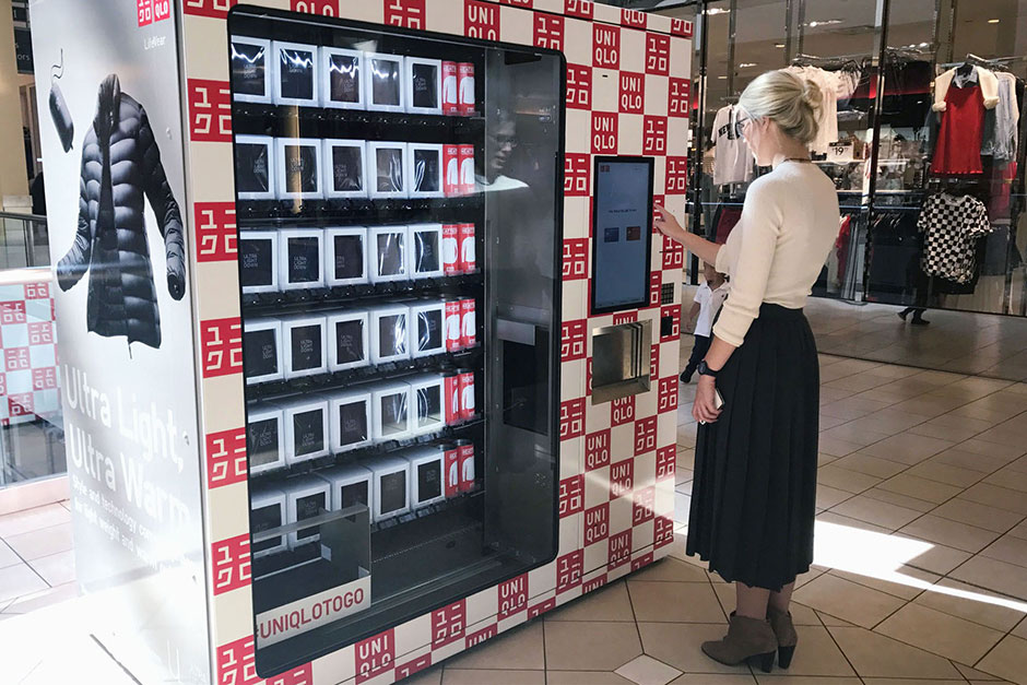 uniqlo clothes vending machine