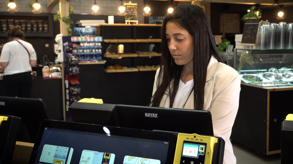 consumer in unattended retail space